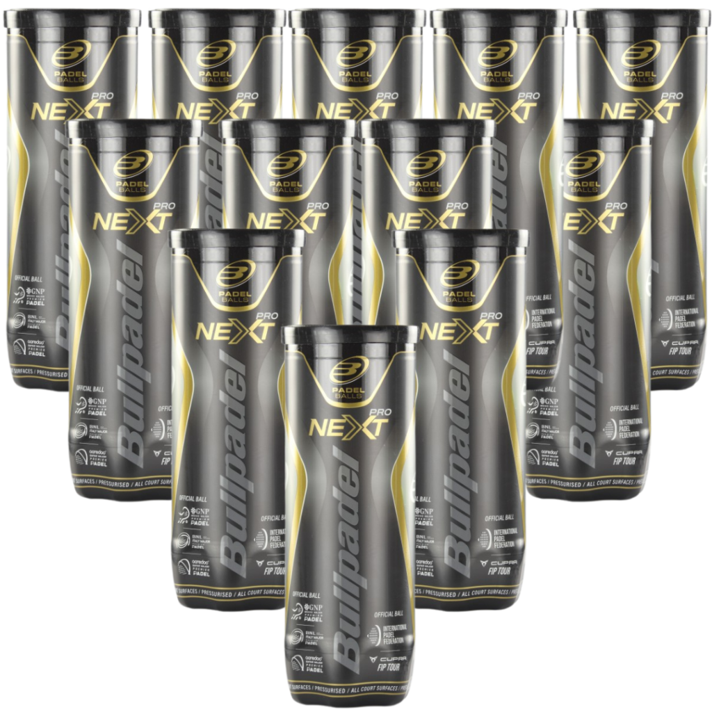 Bullpadel Next Pro Pack of 12 Padelio Kamuoliukai Padel Pop