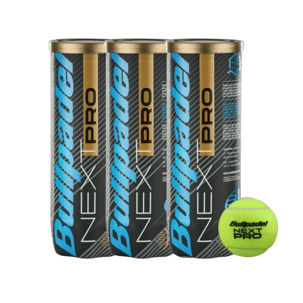 Bullpadel Next Pro Pack of 3 Padelio Kamuoliukai Padel Pop