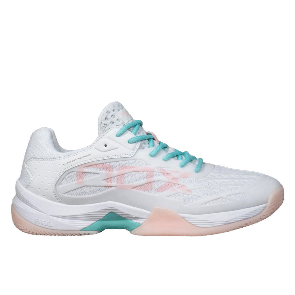 Nox AT10 Lux White/Potpurri padelio batai – PadelPop