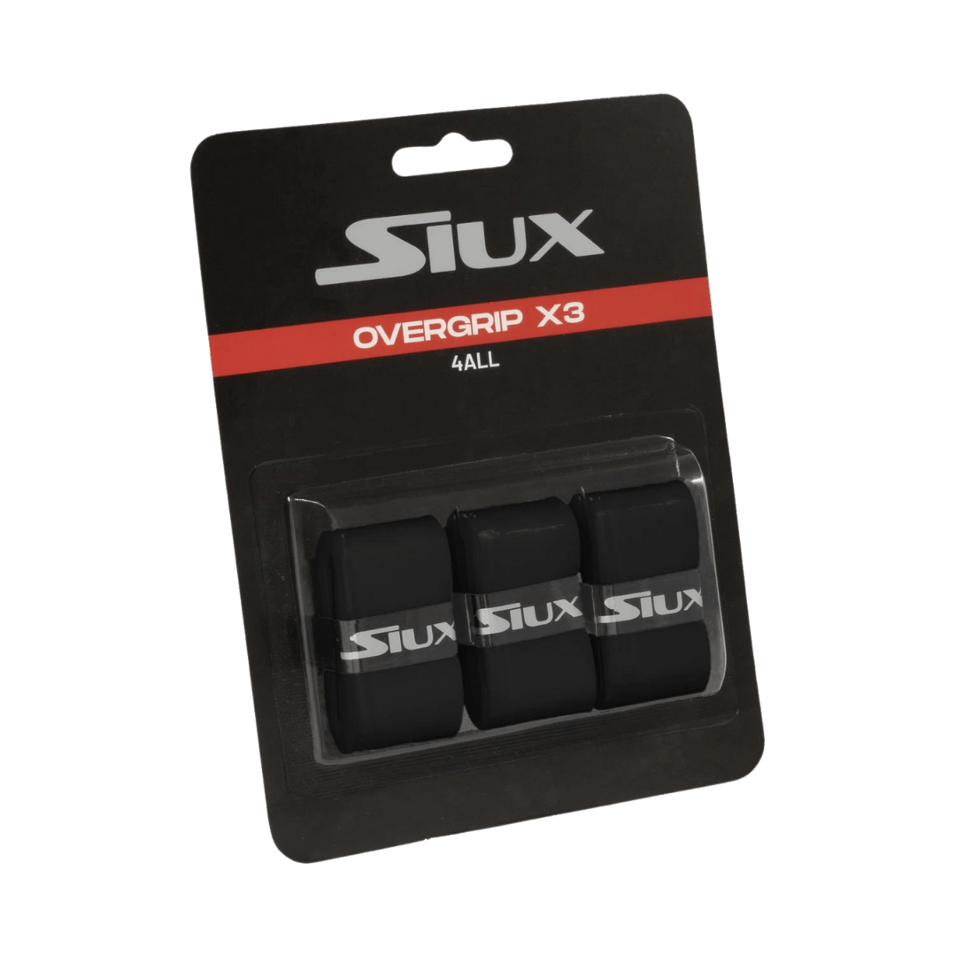 Siux For All Black padelio overgripai – PadelPop