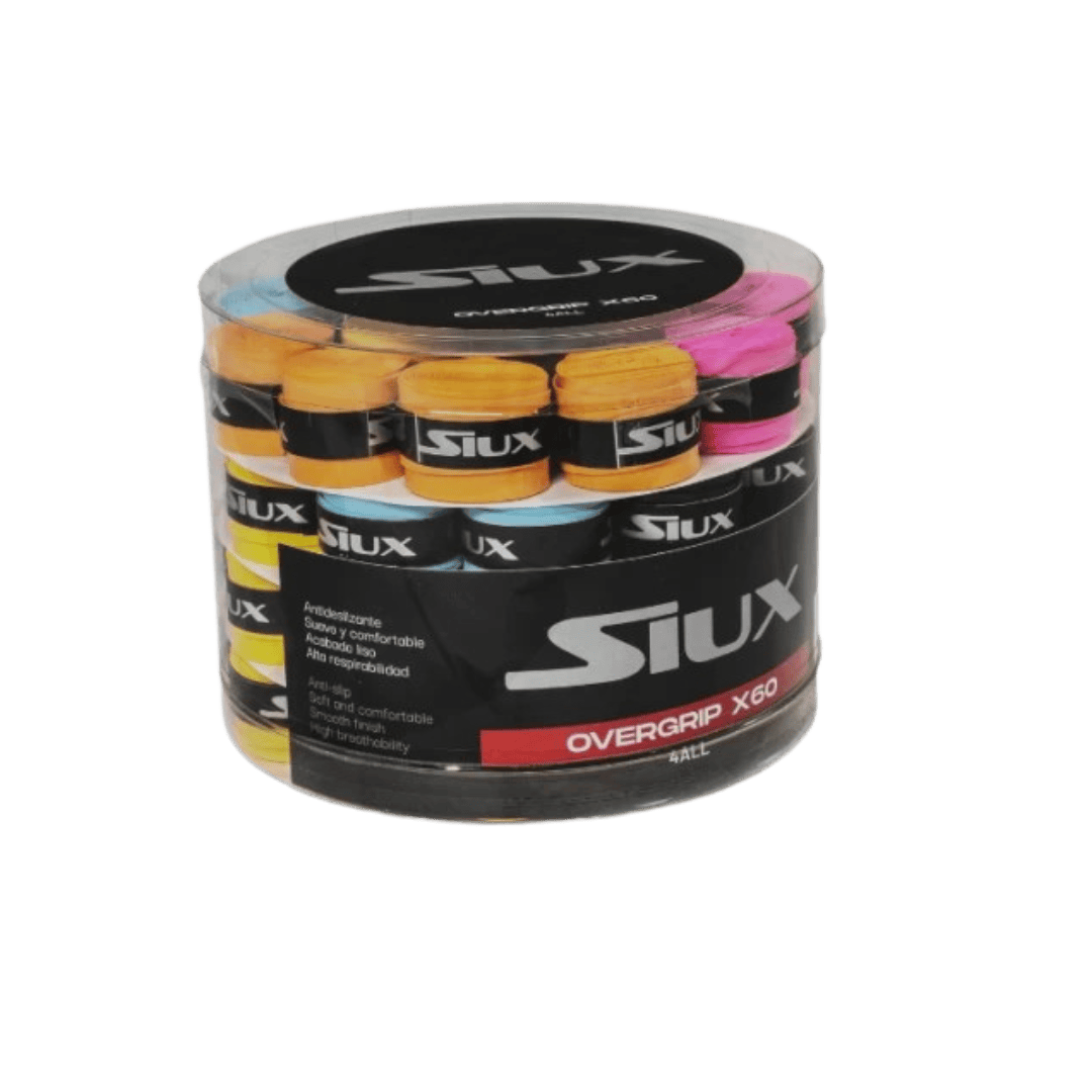 Siux For All Box of 60 Multi padelio overgripai – PadelPop