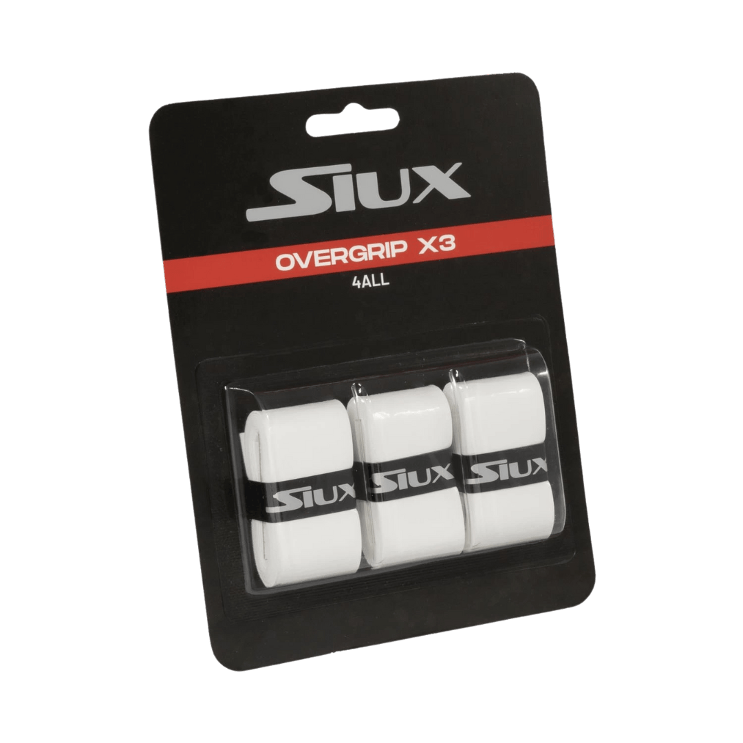 Siux For All White padelio overgripai – PadelPop