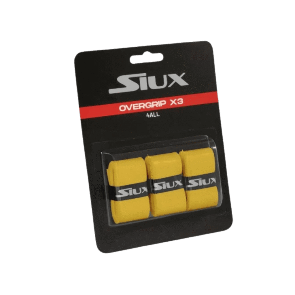 Siux For All Yellow padelio overgripai – PadelPop