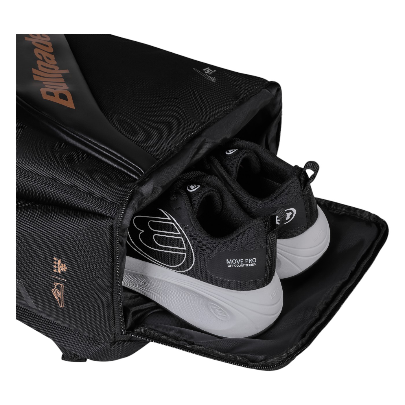 Bullpadel Vertex Black Backpack 25