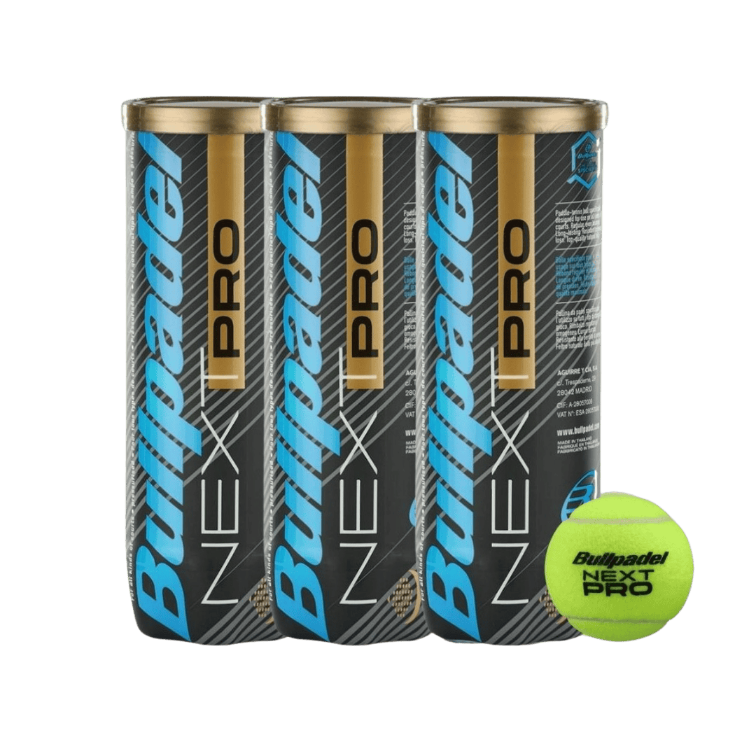 Bullpadel Next Pro Pack of 3 padelio kamuoliukai – PadelPop
