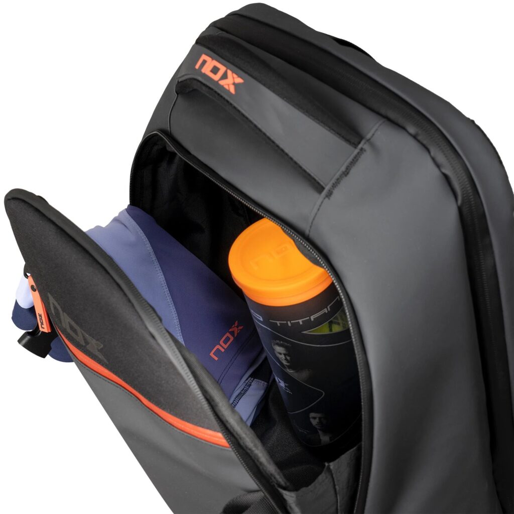 NOX Luxury Open Series Red/Black Backpack