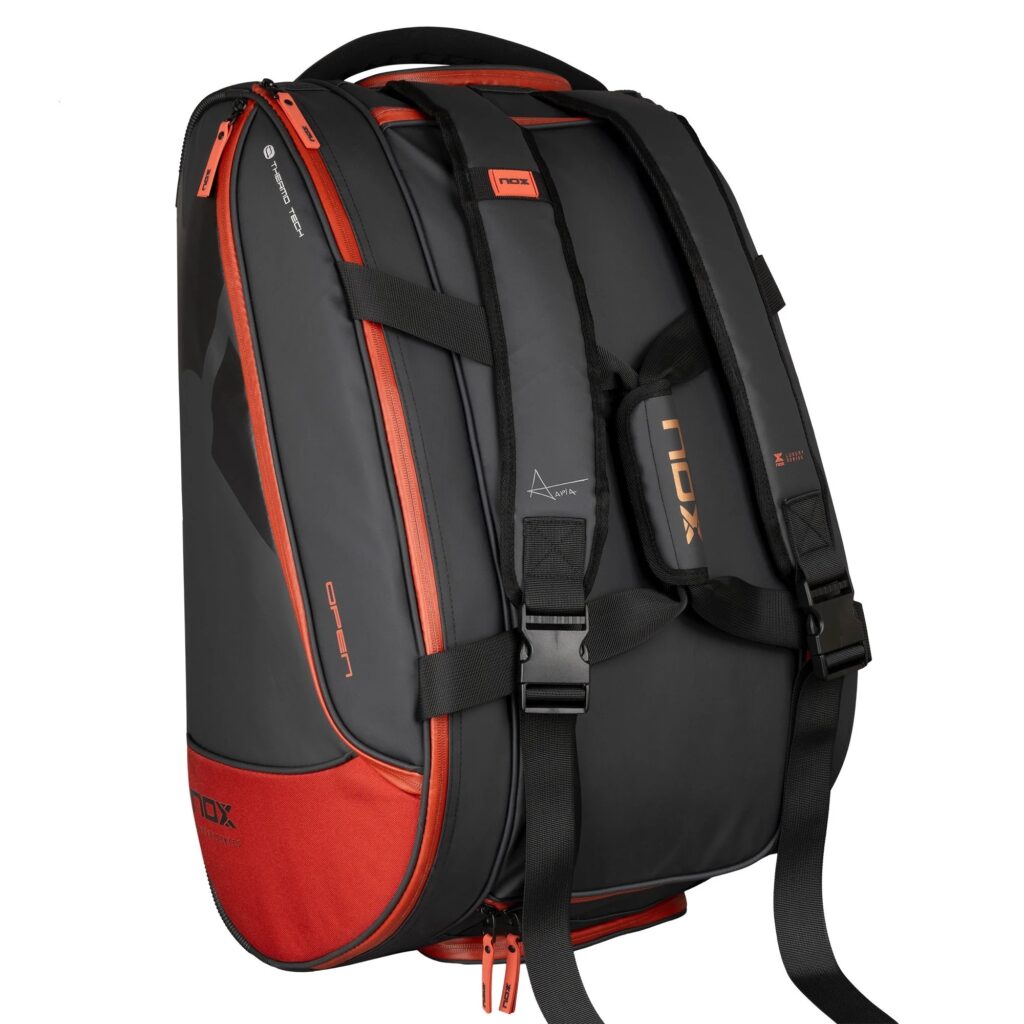 NOX Luxury Open Series Red/Black RacketBag