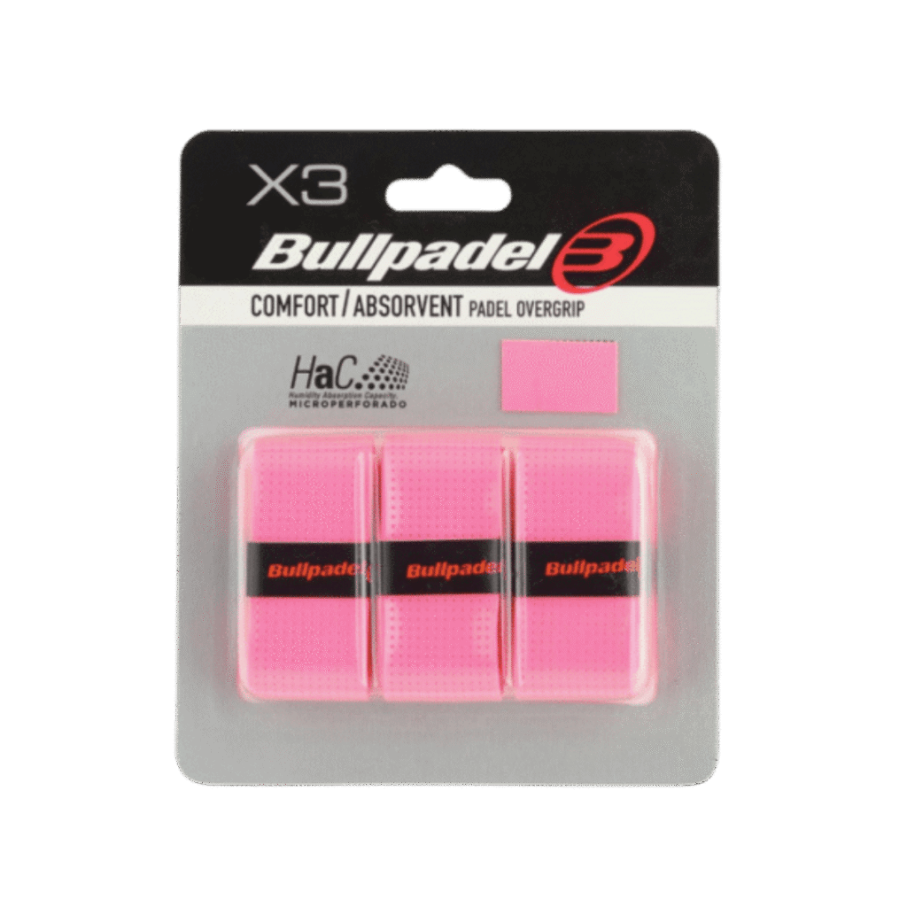 Bullpadel Comfort/Absorvent Pink Overgrips