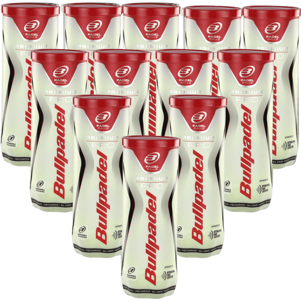 Bullpadel Premium Pro Pack of 12 Padelio Kamuoliukai - Padel Pop