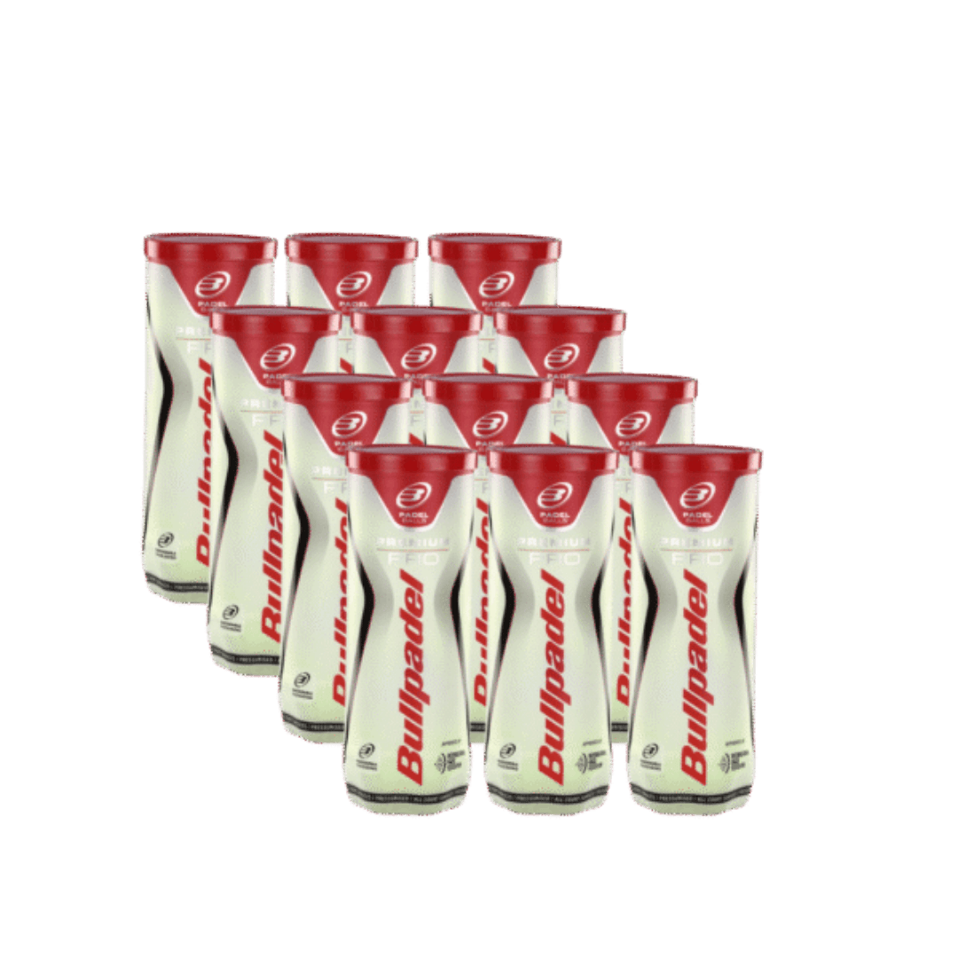 Bullpadel Premium Pro Pack of 12 padelio kamuoliukai – PadelPop