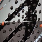 Bullpadel Hack 04 Comfort 2026 Padelio raketė detalė iš arti