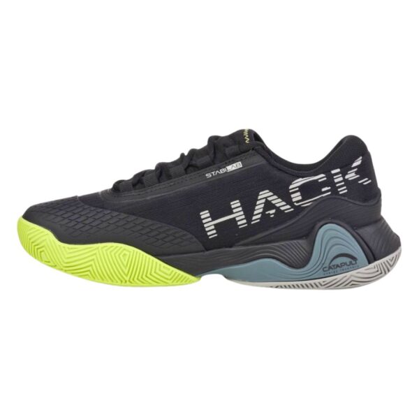 Bullpadel Hack Vibram 25I Black Padelio Batai vaizdas iš šono