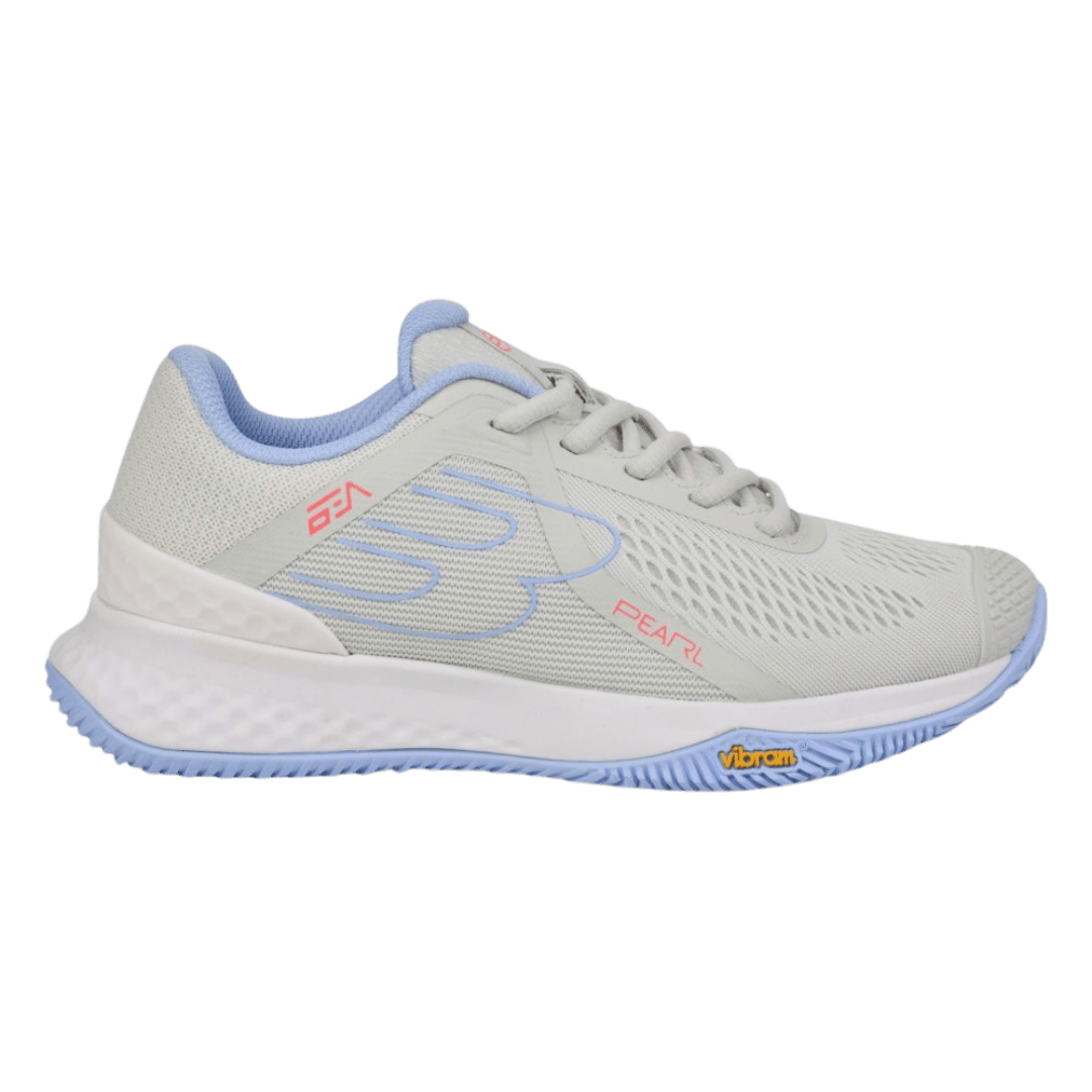 Bullpadel Pearl 25I Clear Grey padelio batai – PadelPop