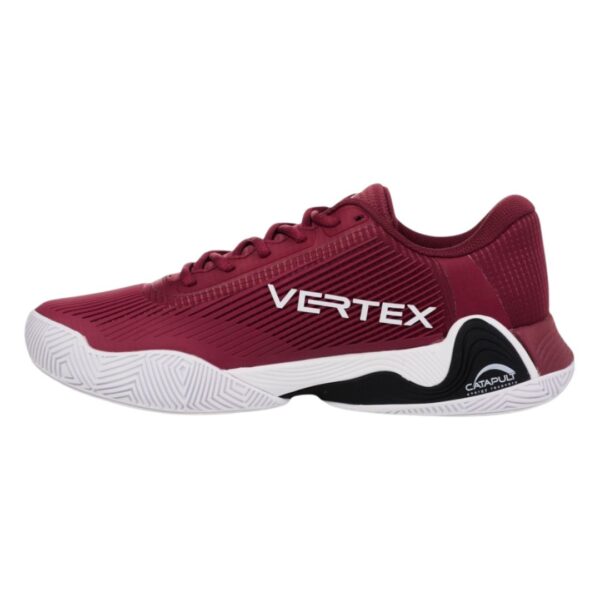 Bullpadel Vertex Vibram 25I Garnet Padelio Batai vaizdas iš šono