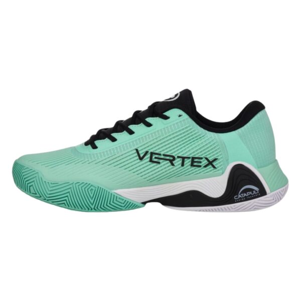 Bullpadel Vertex Vibram 25I Green Padelio Batai vaizdas iš šono