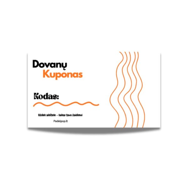 Padel Pop Dovanu Kuponas - Image 2