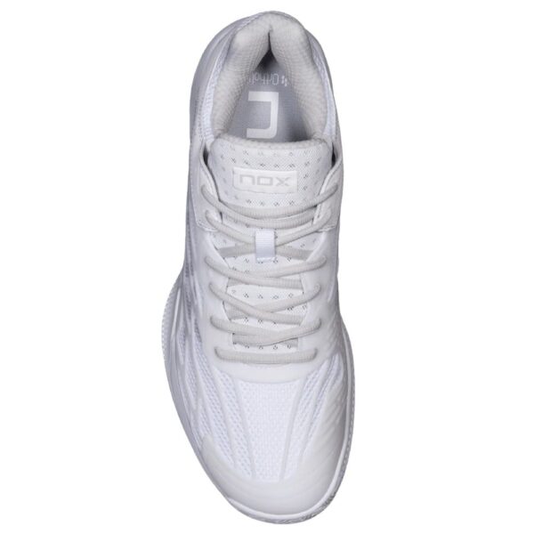 Nox AT10 Lux White/Grey Padelio Batai vaizdas iš viršaus