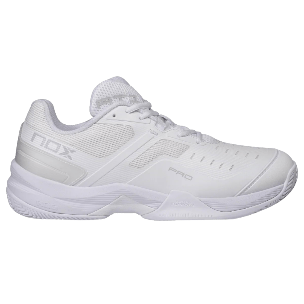 Nox AT10 Pro White/Grey Padelio Batai Padel Pop