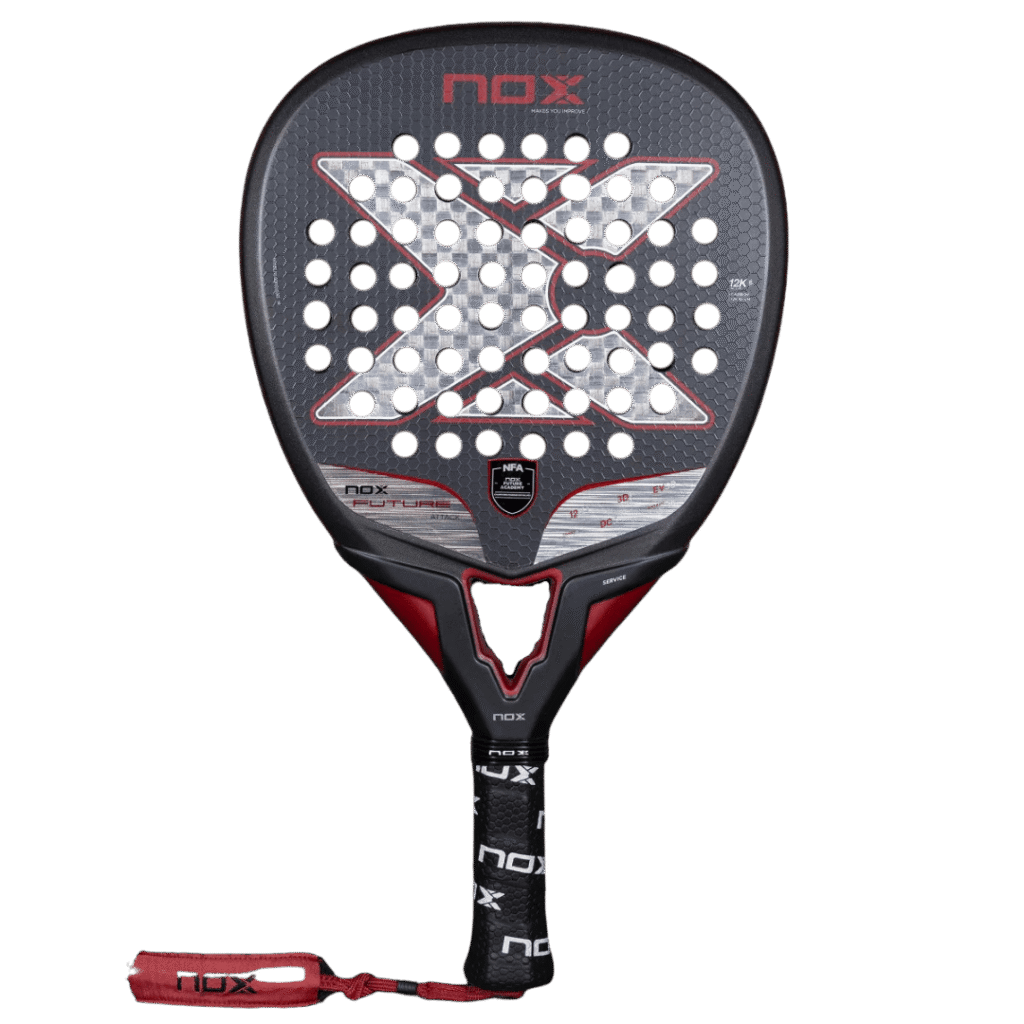 Nox Future Attack 12K Padelio Rakete – PadelPop