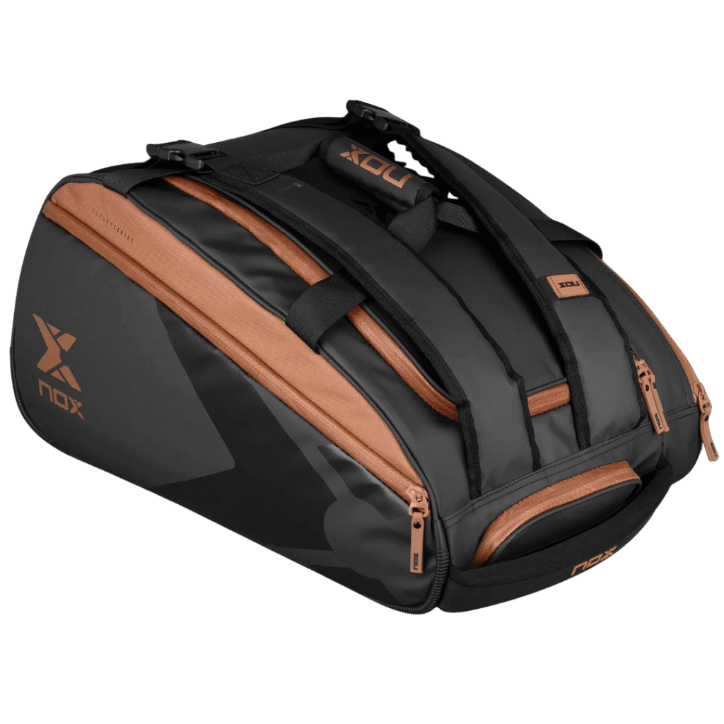 Nox Luxury Open Series Black/Brown padelio krepšys – PadelPop