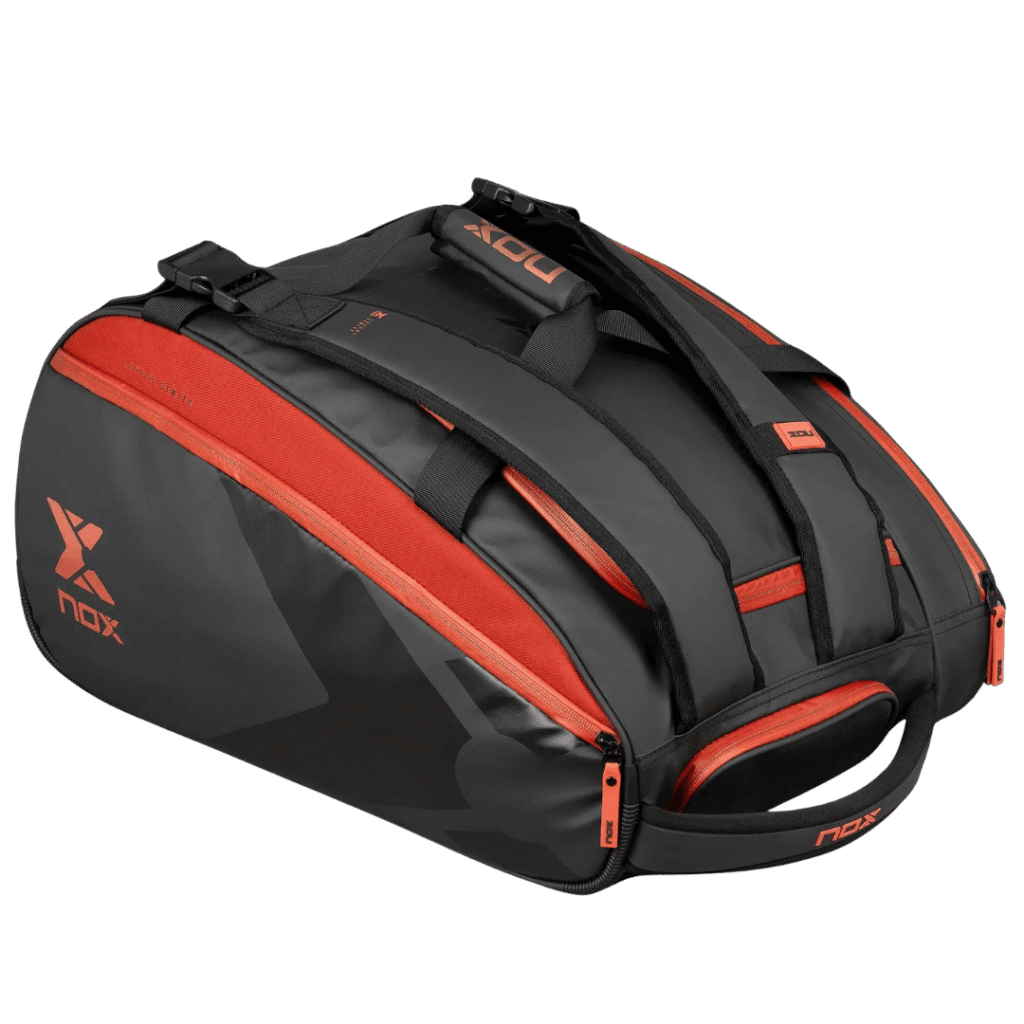 Nox Luxury Open Series Black/Red padelio krepšys – PadelPop