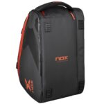Nox Luxury Series Black/Red Padelio Krepšys sportiškas dizainas galinis vaizdas
