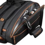 Nox Luxury Series Black/Brown Padelio Krepšys talpus vidus su termo ir batų skyriumi
