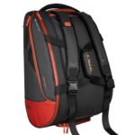 Nox Luxury Series Black/Red Padelio Krepšys ryškus horizontalus vaizdas