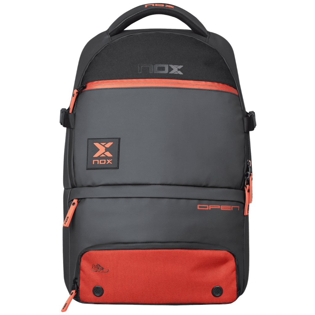 Nox Luxury Series Black/Red Padelio Kuprinė Padel Pop