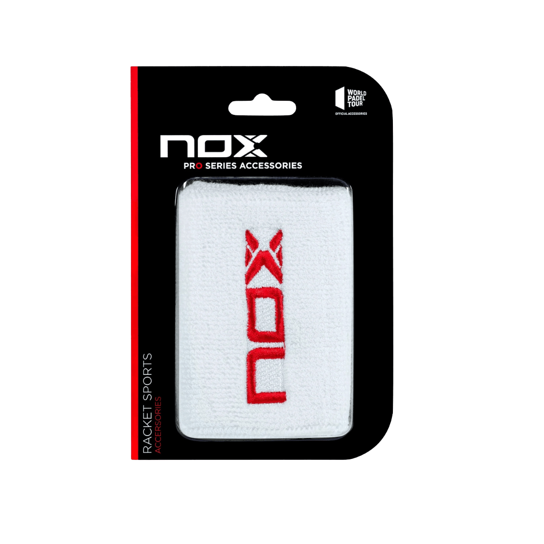 Nox Riešinė White/Red – PadelPop