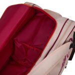 Bullpadel Advance Beige/Pink Padelio Krepšys su raketės skyriumi