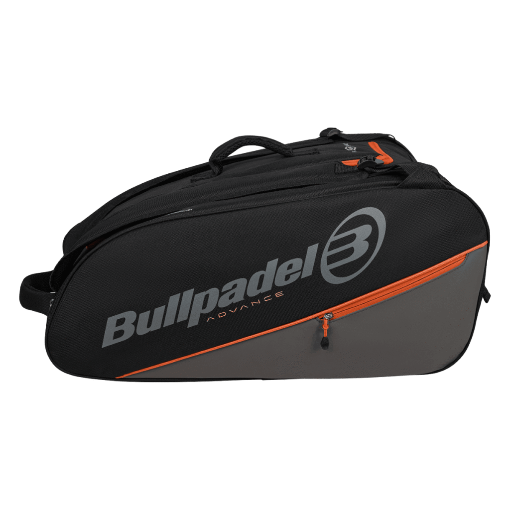 Bullpadel Advance Black/Orange Padelio Krepšys Padel Pop