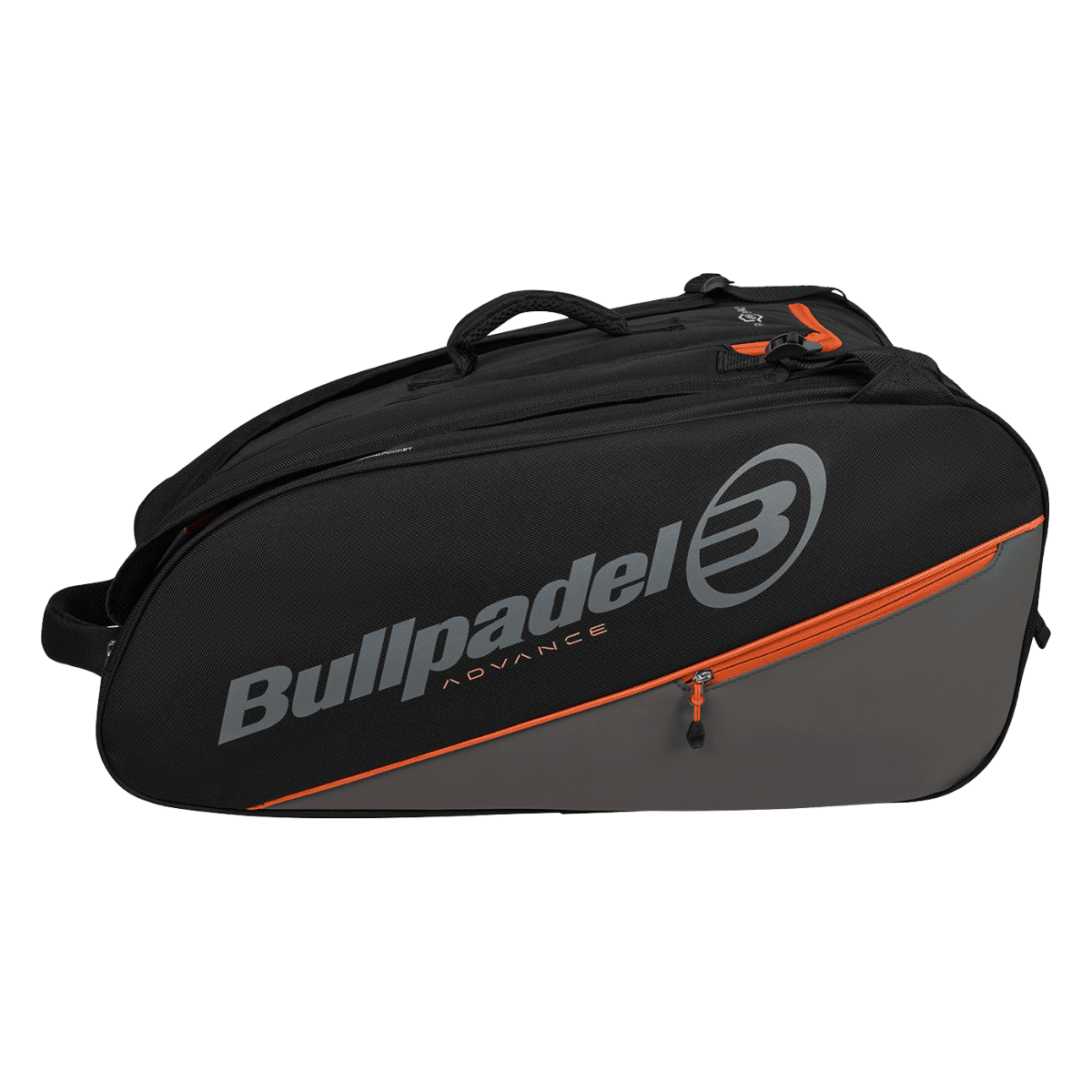 Bullpadel Advance Black/Orange Padelio Krepšys