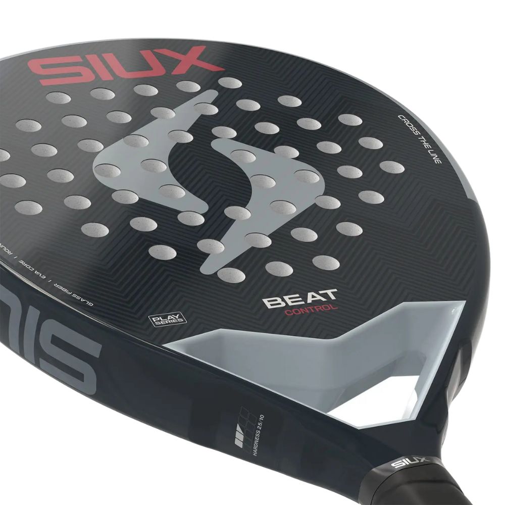 Siux Beat Control 2026 Padelio rakete kampinis vaizdas