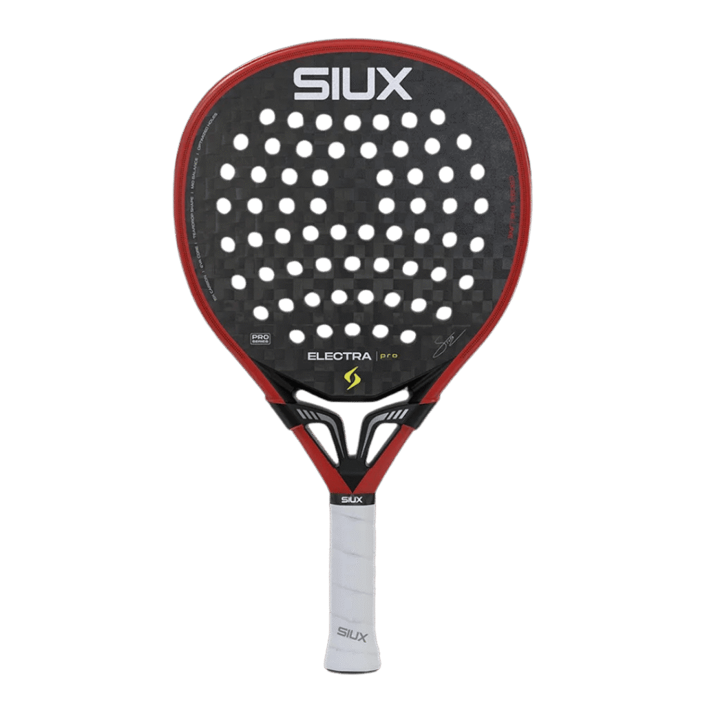Siux Electra Pro Fire Red 2026 Padelio Rakete – PadelPop