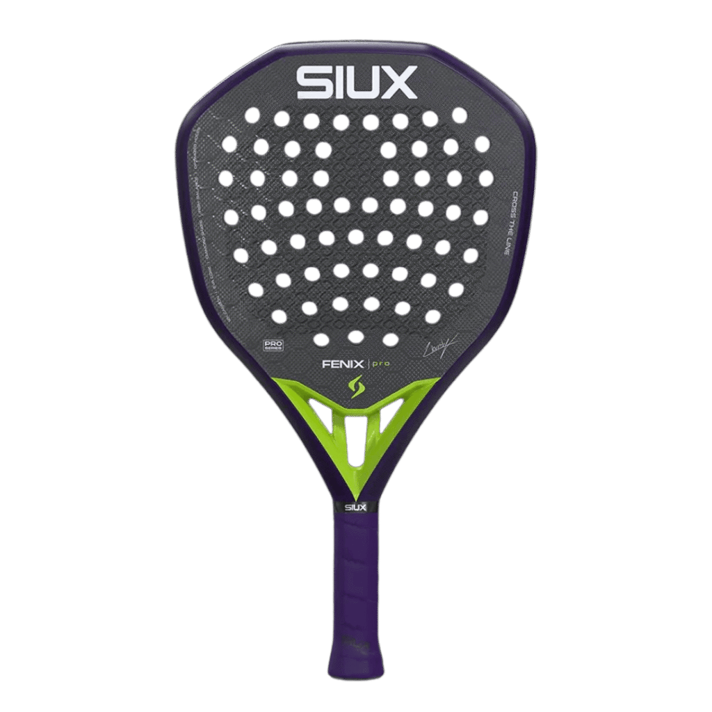 Siux Fenix Pro Glow Purple 2026 padelio raketė – PadelPop