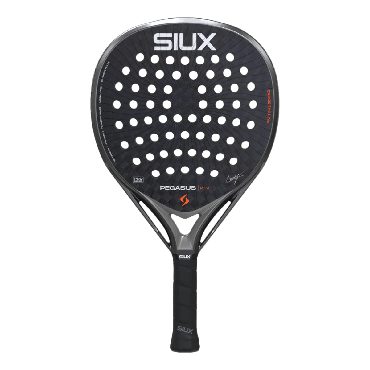 Siux Pegasus Pro Storm Grey 2026 padelio raketė – PadelPop