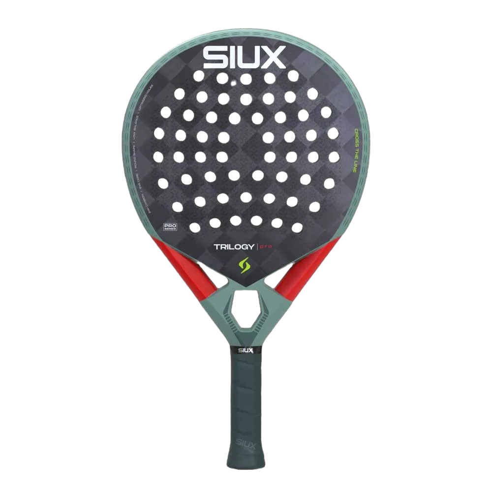 Siux Trilogy Pro Ash Green 2026 padelio raketė – PadelPop