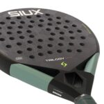 Siux Trilogy Pro Black Fog 2026 Padelio rakete kampinis vaizdas