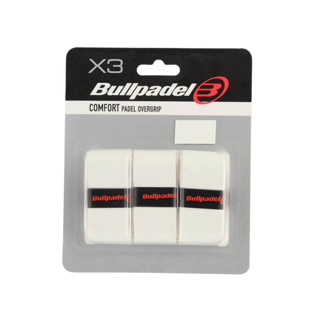 Bullpadel Comfort White padelio overgripai – PadelPop