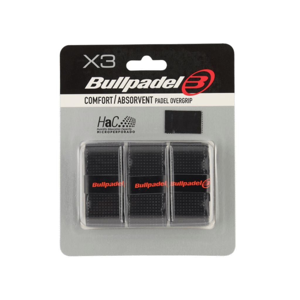 Bullpadel Comfort/Absorbent Black padelio overgripai – PadelPop