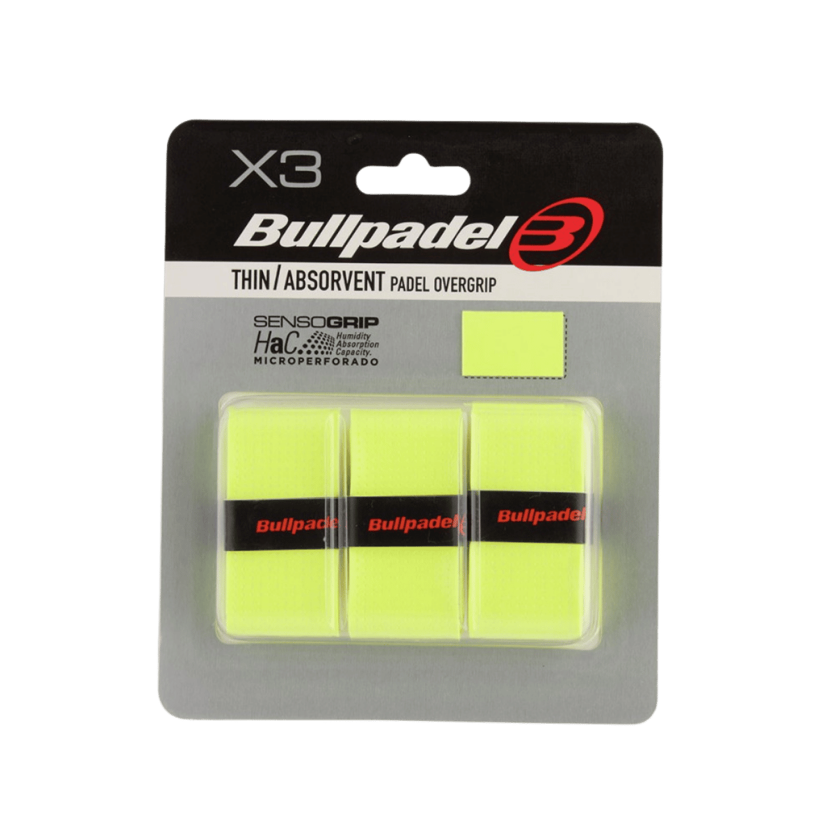 Bullpadel Thin Absorvent Neon Padelio Overgripai Padel Pop