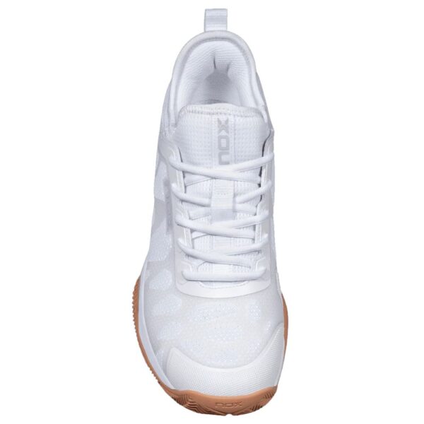 Nox Nerbo White/Gum Rubber Padelio Batai vaizdas iš viršaus