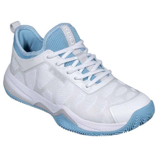 Nox Nerbo White/Sky Blue Padelio Batai vaizdas iš priekio