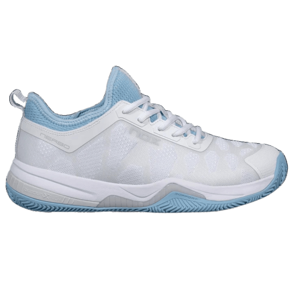 Nox Nerbo White/Sky Blue Padelio Batai – PadelPop