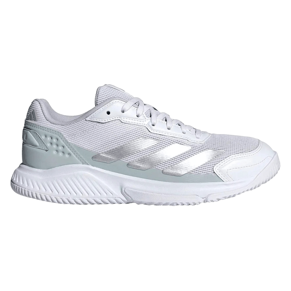 Adidas CourtQuick White/Silver Padelio Batai – PadelPop