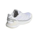 Adidas CrazyQuick LS White Silver Padelio Batai galinis vaizdas