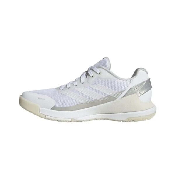 Adidas CrazyQuick LS W White/Silver Batai šoninis vaizdas vidinė pusė