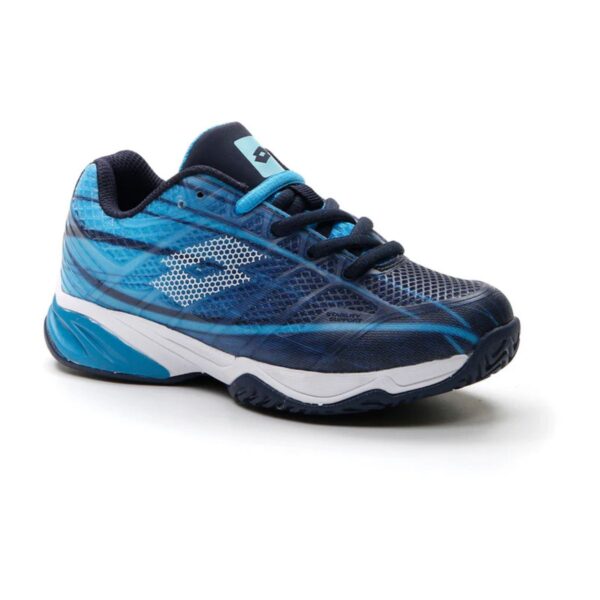 Lotto Mirage 300 Alr Jr Navy Blue Padelio Batai šoninis vaizdas išorinė pusė