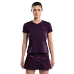 Nox Pro Deep Purple marškinėliai dėvimi modelio iš priekio